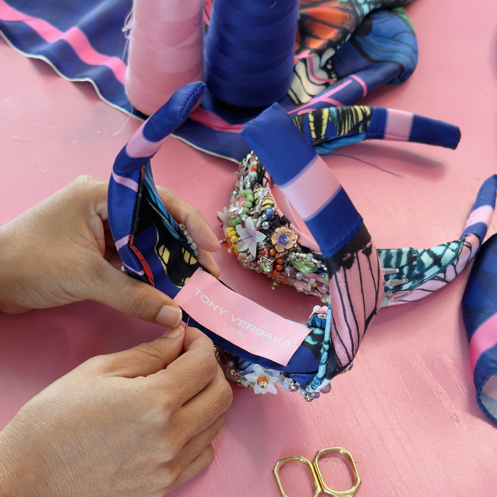 Diadema Danza de Mariposas
