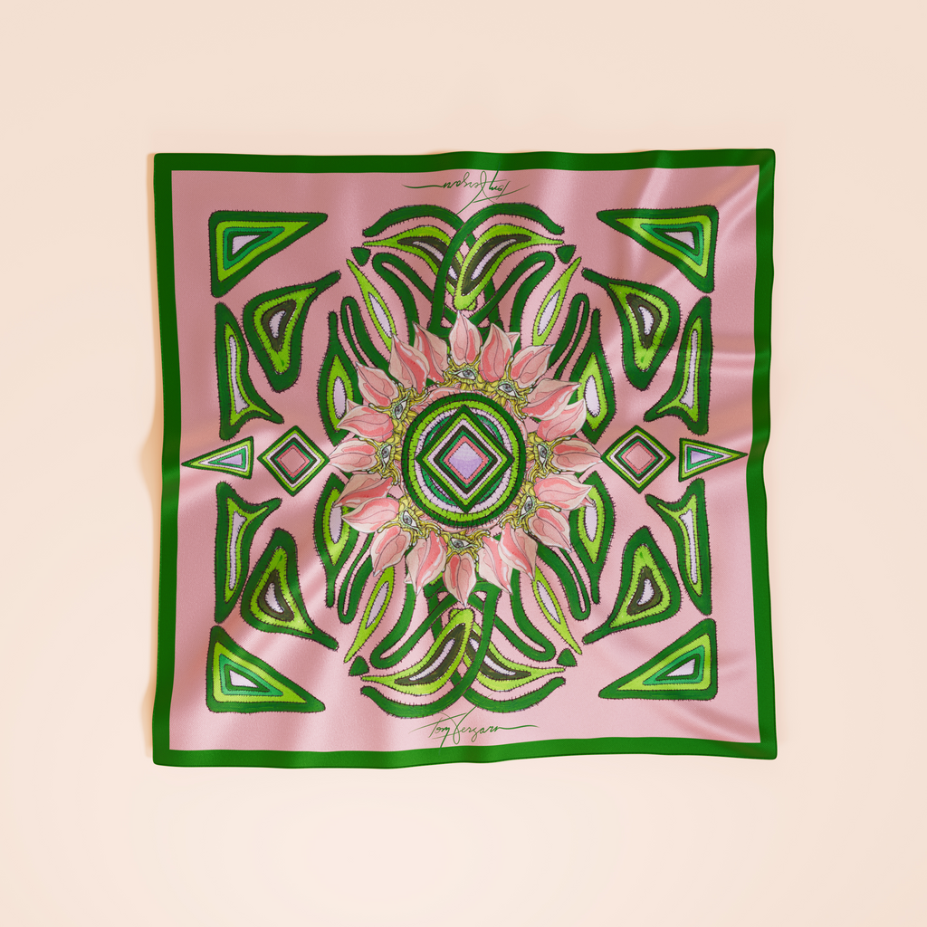 Mandala del Alma – Silk Scarf | Limited Edition | Tony Vergara