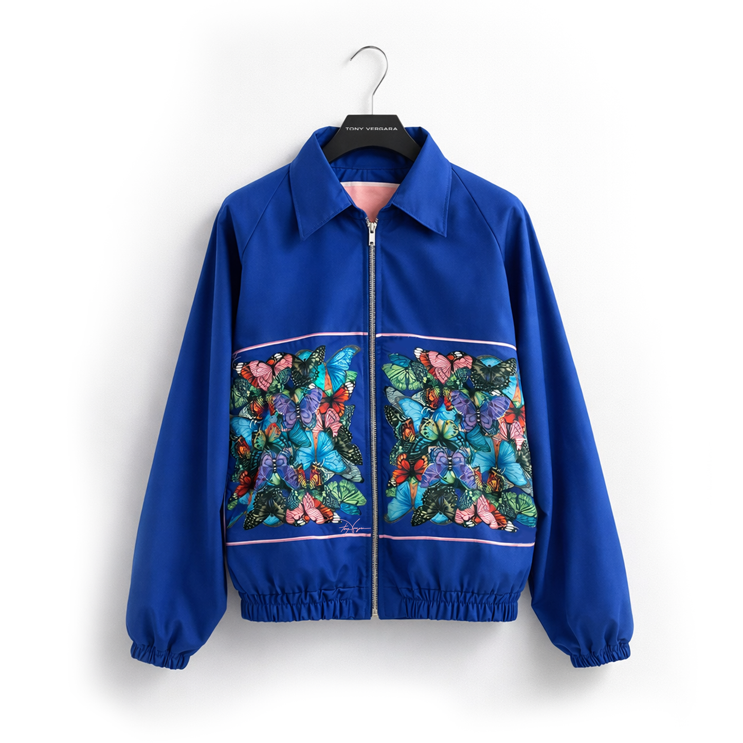 Bomber Jacket Unisex – Blue Morpho