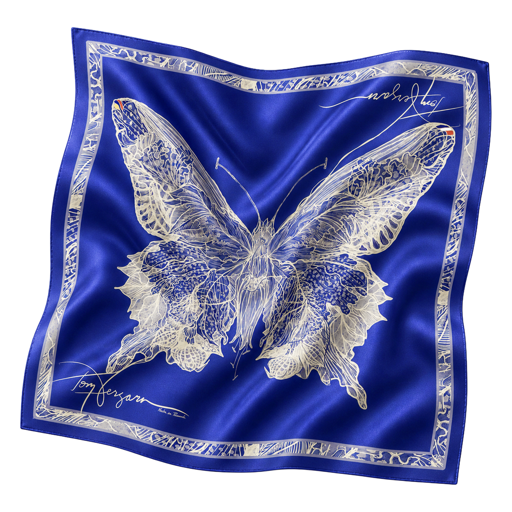 Mariposa de la Paz – Pañuelo de Seda | Edición conmemorativa | Tony Vergara